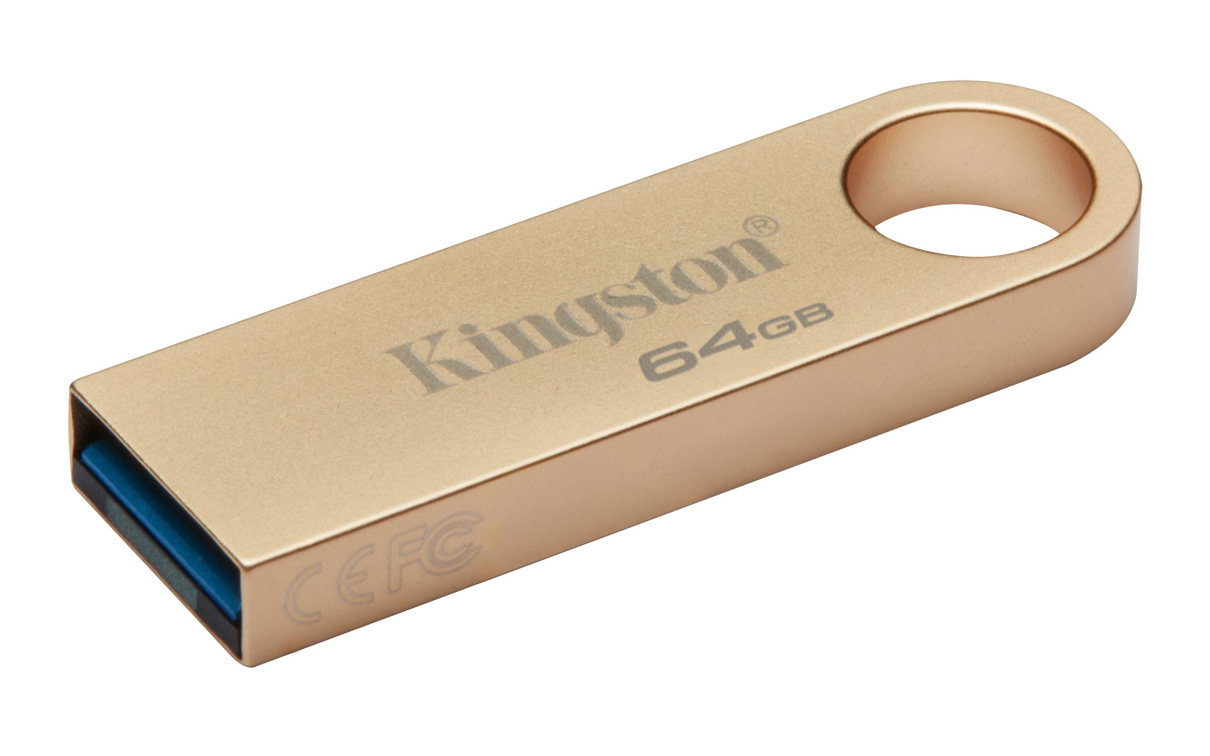 MEMORIA USB KINGSTON DATATRAVELER SE9 G3 64GB 3.2 GEN 1 METÁLICA ORO - MEMORIA USB KINGSTON DATATRAVELER SE9 G3 64GB 3.2 GEN 1 METÁLICA ORO -